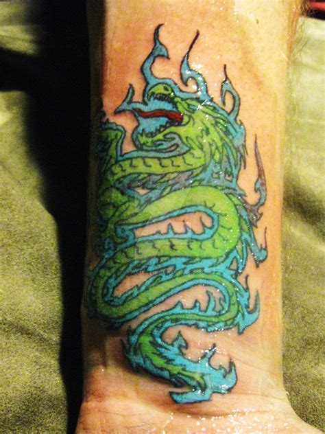 Green Dragon Tattoo by Pirates-ink on DeviantArt