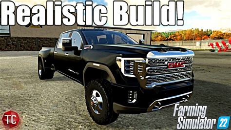 Farming Simulator 22: Buying a NEW, REALISTIC 2020 GMC Denali DURAMAX!! (AMAZING SOUNDS!) - YouTube