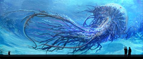 Giant Jellyfish, 누 구 | Sea monster art, Jellyfish art, Fantasy creatures art