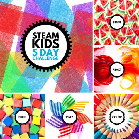 STEAM Kids 5 Day Challenge Videos - STEAM Kids