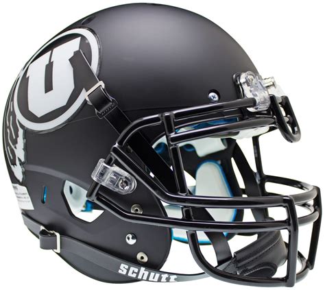 Utah Utes Authentic College XP Football Helmet Schutt "Matte Black w ...