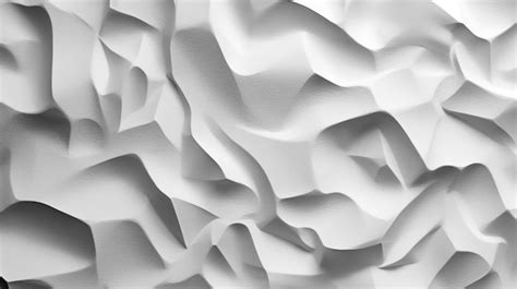 Premium Photo | White background 3d render waves shapes background texture clean white ...