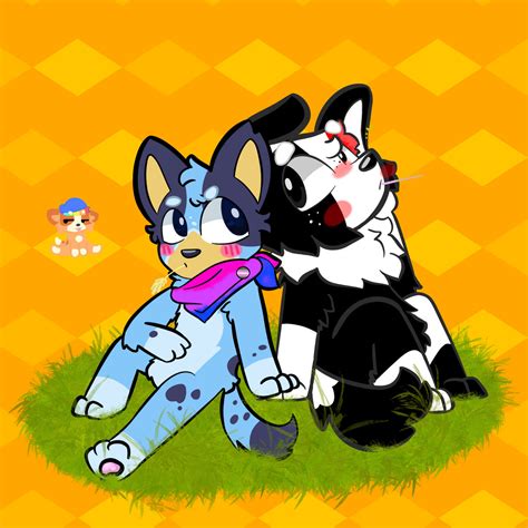 Bluey and Mackenzie by BlueeDingo on DeviantArt