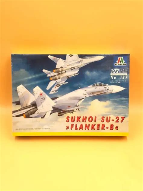 SUKHOI SU-27 FLANKER B Italeri | No. 187 | 1:72 $24.89 - PicClick