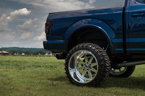 Reworked Ford F150 Truck With a Massive Lift and Chrome Fuel Off-road Rims — CARiD.com Gallery ...