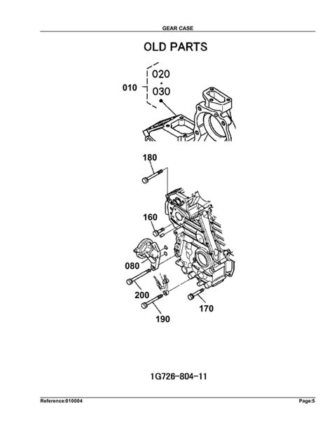 Kubota l2800 dt tractor parts catalogue manual