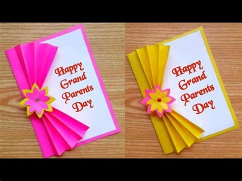 Grandparents day card making handmade/ Easy and beautiful card for grandparents day / Handmade ...