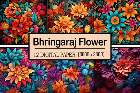 Bhringaraj Flower Graphic by Wow Art · Creative Fabrica