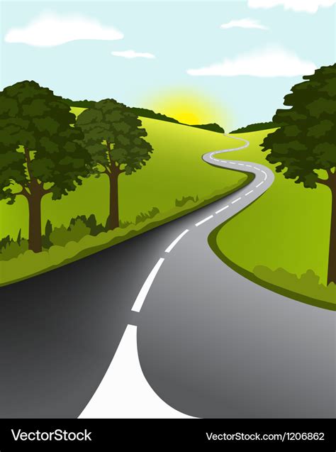 Road Royalty Free Vector Image - VectorStock