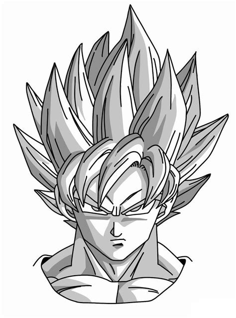 How to Draw Goku Super Saiyan from Dragonball Z | Idee per disegnare, Idee per tatuaggi ...