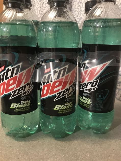 Found Baja Blast Zero Sugar in the store. To make it even better, 3 6 ...