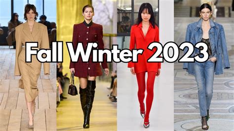 FALL WINTER 2023 Fashion Trends - YouTube