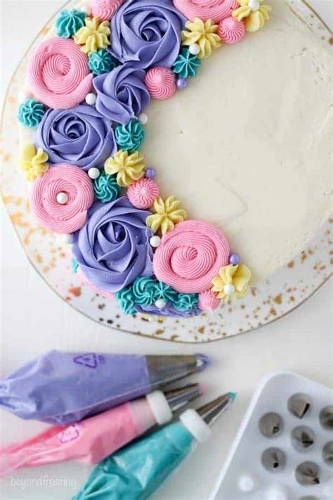 Buttercream Flower Cake - Beyond Frosting