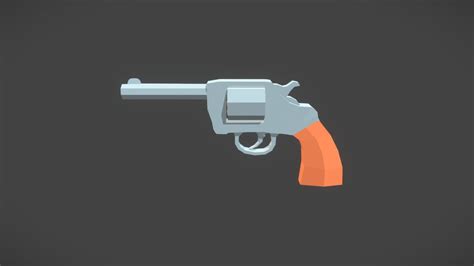 Low Poly Rigged Revolver - Download Free 3D model by Lumyk0 [7572a75 ...