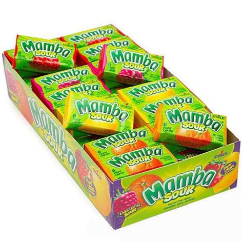 Mamba Sour Fruit Chews-48 CT | Retro Candy