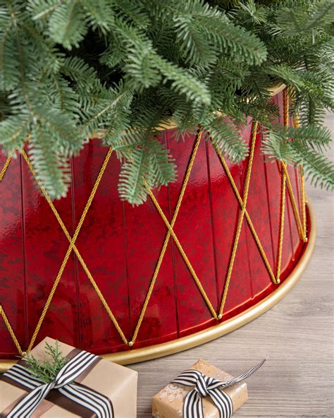 Christmas Drum Artificial Tree Collars | Balsam Hill®