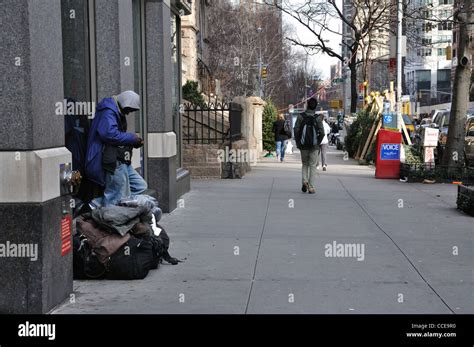 Homeless beggar, New York City, USA Stock Photo, Royalty Free Image: 42111636 - Alamy