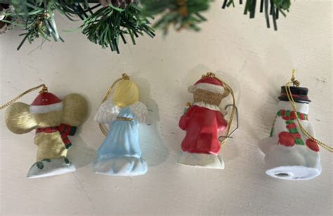 4 Vintage CVS Christmas Ornaments: Mouse 1994, Angel 1996, Bear 1997, Snowman 98 | eBay