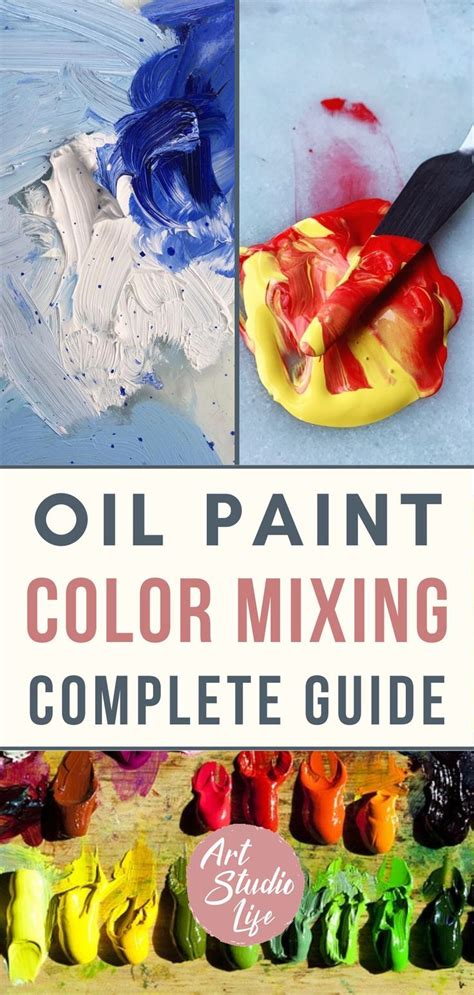 Color Mixing with Oil Paints: all you need to know - Art Studio Life | Colorful oil painting ...