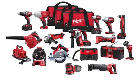 Milwaukee Tool 2695-16 Milwaukee M18 Cordless Lithium-Ion 16-Tool Combo ...