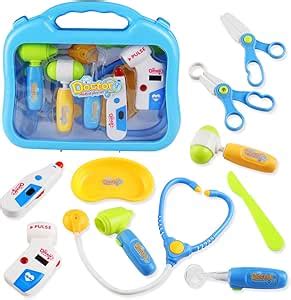 Doctor Kit Set Dr Pretend Role Play Medical Doc Equipment Nurse Dentist ...