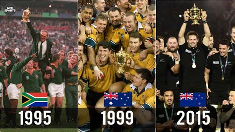 Rugby World Cup Winners List from 1987 to 2015 ! - YouTube
