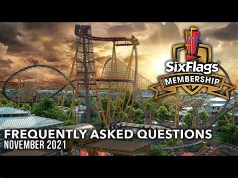 Six Flags Membership - Frequently Asked Questions (November 2021) - YouTube