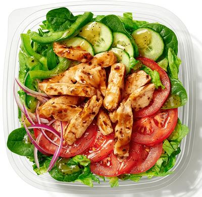 Subway Sweet Onion Chicken Teriyaki Salad Nutrition Facts