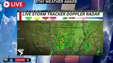 Live Storm Tracker Doppler Radar - NORTH CENTRAL LOUISIANA AND NORTH LOUISIANA - YouTube