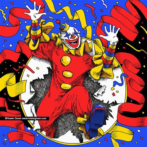 Pop Art Clown | Retro comic, Pop art, Art