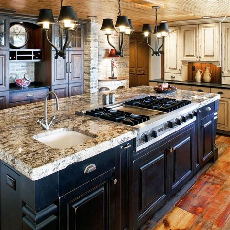 Beautiful Kitchen Island With Stove Designs Gatefield Chrome Cart