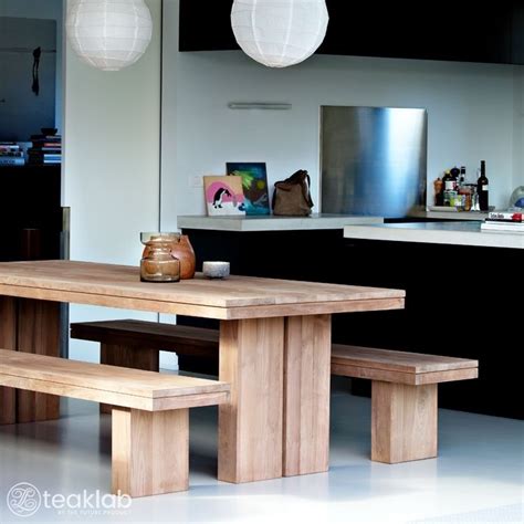 Buy Solid Teak Bench Double Online | TeakLab