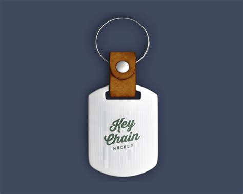 Free Keychain Mockup PSD Set - Good Mockups