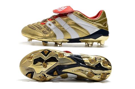 Adidas Predator Accelerator Zinedine Zidane FG - Gold Metallic/White/Navy