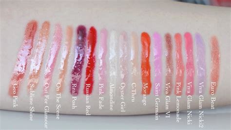 MakeupMarlin: MAC Lipglass Swatches 17 colors