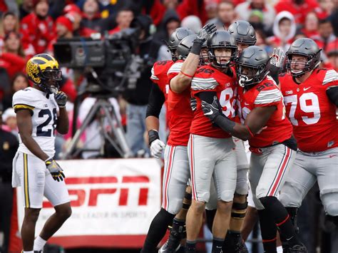 A lot of people watched Ohio State beat Michigan in college footbal...