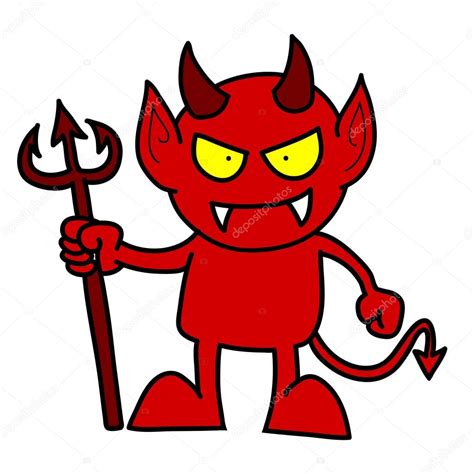 Cartoon red devil Stock Vector Image by ©kanate #13830278