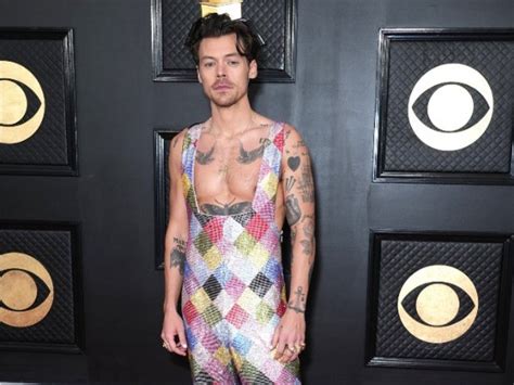 Grammys 2023: Harry Styles strikes the right chord with rainbow outfit ...