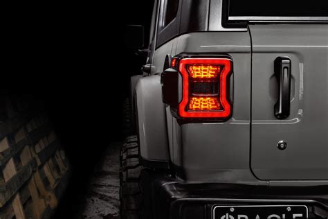 2018-2021 Jeep Wrangler JL Oracle Black Series LED Tail Lights (Plug a – Late Model Lighting