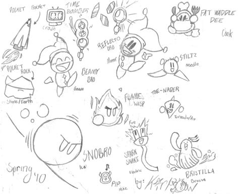 New Kirby Enemies by kirpow on DeviantArt