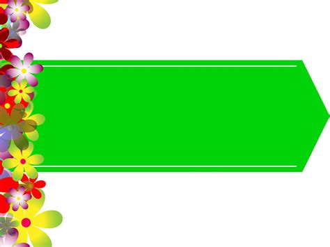 Download free Green Banner PPT Backgrounds. | Banner, Banner design, Green
