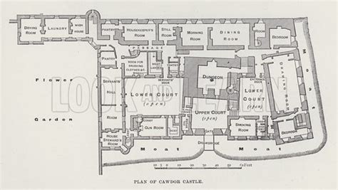 Plan of Cawdor Castle stock image | Look and Learn