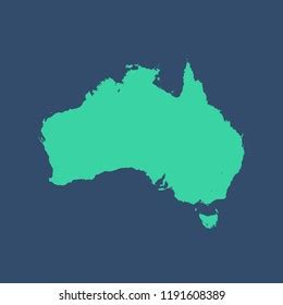 Australia Map Vector Stock Vector (Royalty Free) 1191608389 | Shutterstock