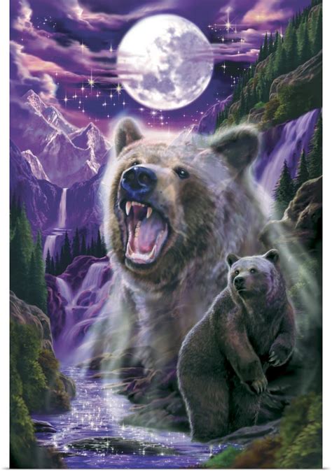 Poster Print Wall Art entitled Bear Spirit | eBay