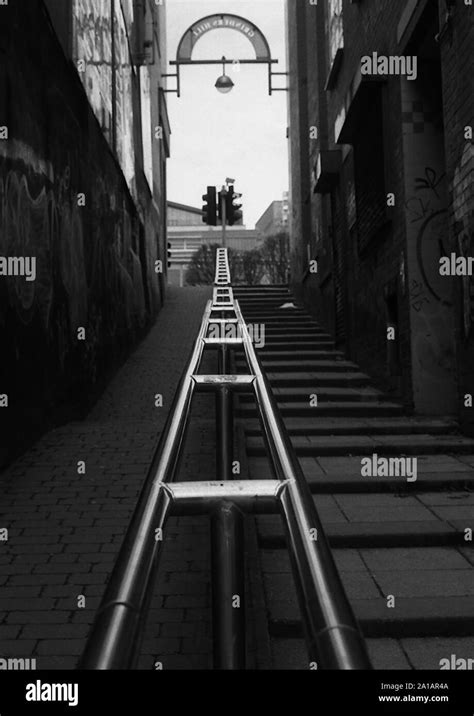 Alleyway of Sheffield. Taken by a Canon A1 35mm Film Camera. Ilford HP5 Film. Street Photography ...