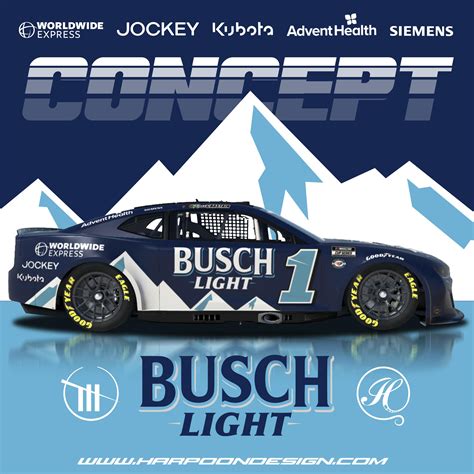 2023 Ross Chastain Busch Concept Camaro by Brantley Roden - Trading Paints