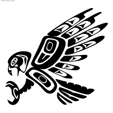 Coast Totem Pole Eagle Celebrate The National Emblem With This ... - Cliparts.co