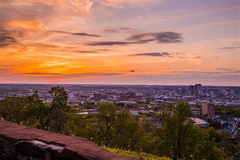 4/9/18 – Peachy Sunset over Birmingham | Picture Birmingham