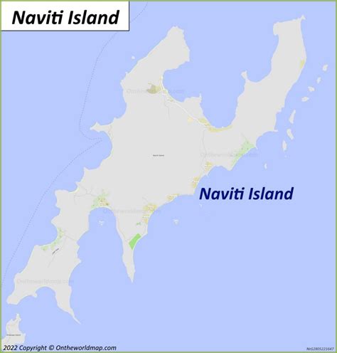 Naviti Island Map | Fiji | Detailed Maps of Naviti Island