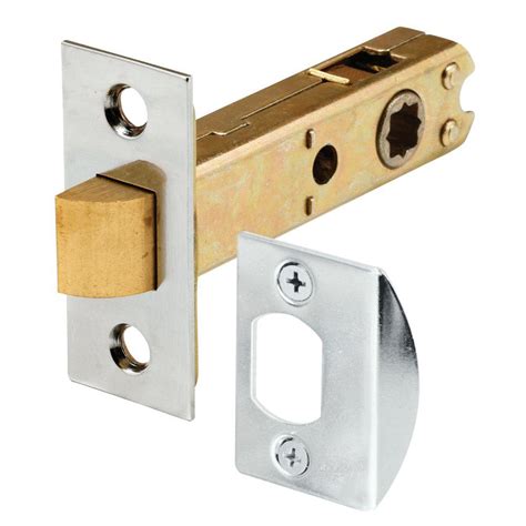 Prime-Line Chrome Plated Mortise Latch Bolt with Square Drive-E 2440 - The Home Depot